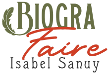 logo vertical BiograFaire Isabel Sanuy